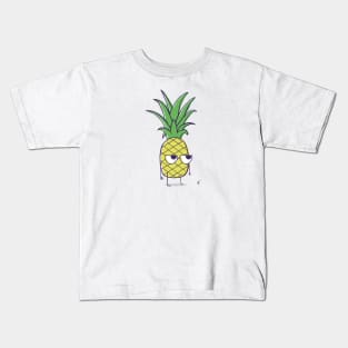 Unimpressed Pineapple Kids T-Shirt